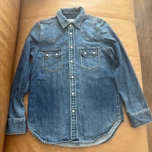 MADEWELL Denim Ling Sleeve Shirt
